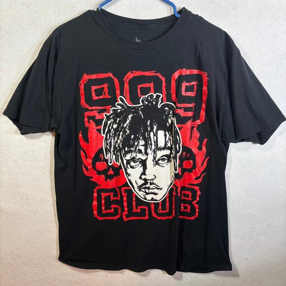 Juicewrld 999 Club T-Shirt Mens Size Large Red Black - Picture 1 of 4
